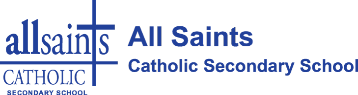 All Saints Catholic Secondary School logo