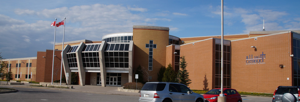 exterior of high school