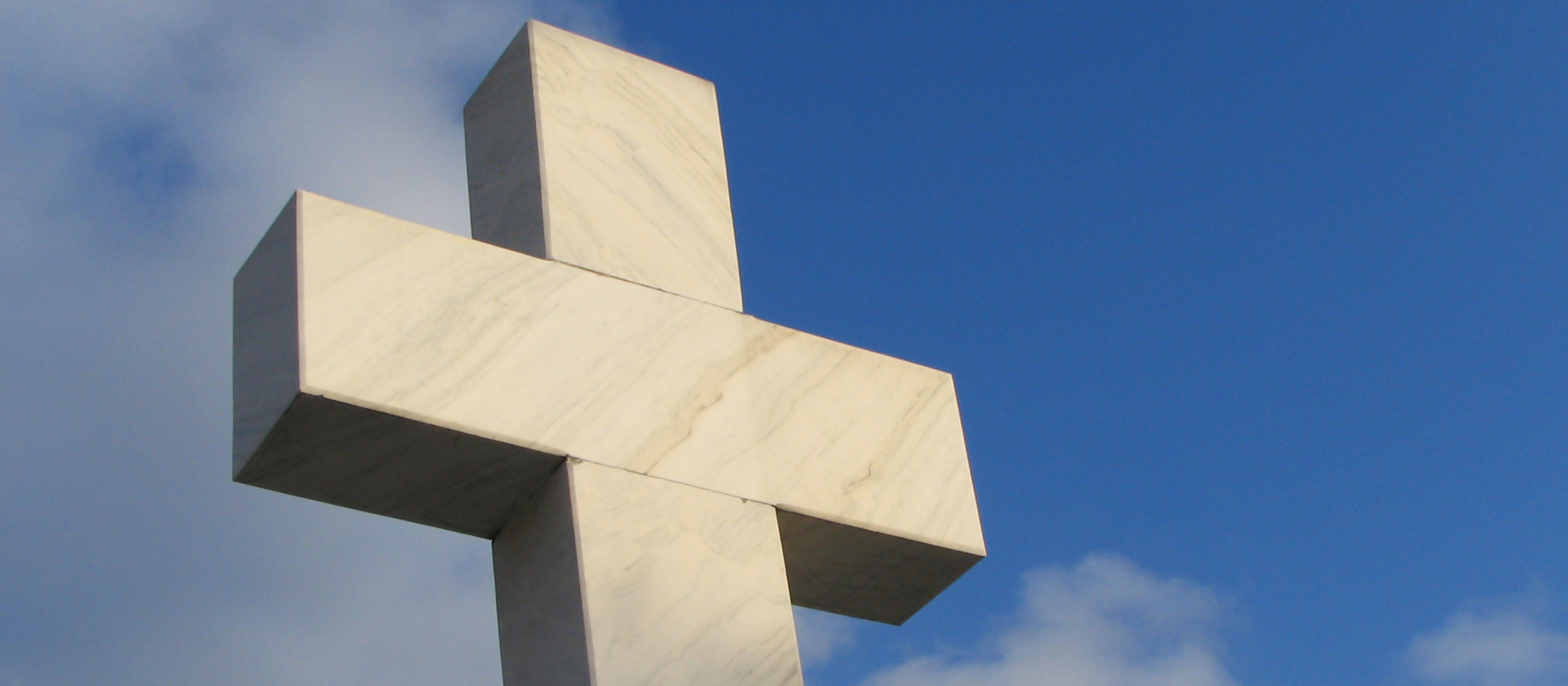 Cross monument outside